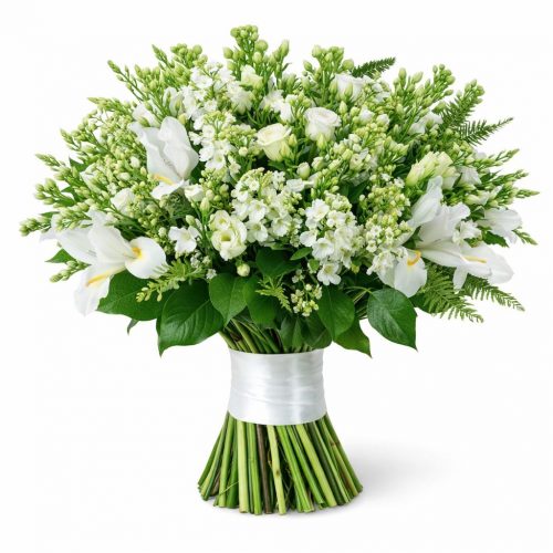 Букет невесты «Серебряная нежность»