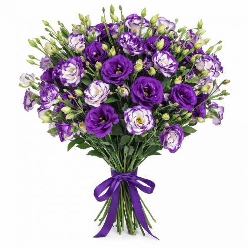 Эустома бело-фиолетовая