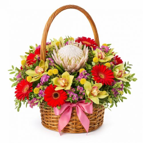 Цветочная композиция «Солнечный вихрь»