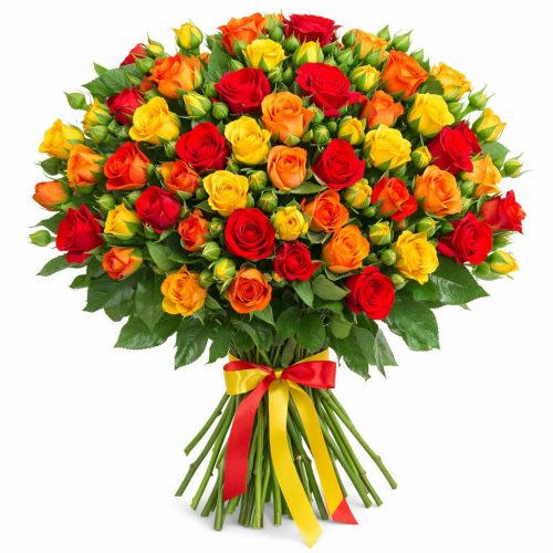 Розы Кустовые микс 4