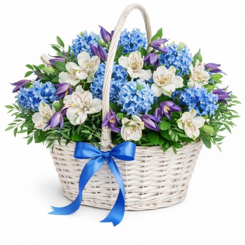 Цветочная композиция «Голубая мечта»