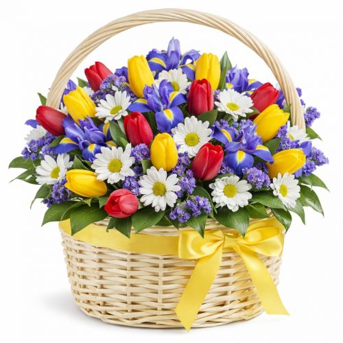Композиция в корзине «Весенняя мечта»