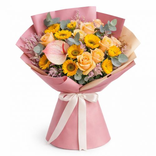 Цветочный букет «Эмоциональный всплеск»