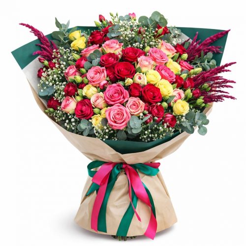 Цветочный букет «Светлая гармония»