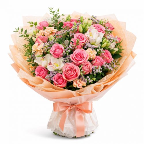 Цветочный букет «Весенний шарм»